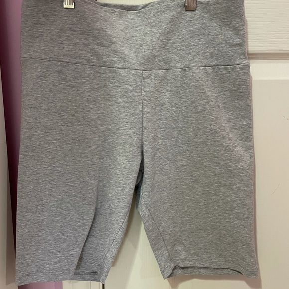Grey Biker Shorts - Picture 2 of 3